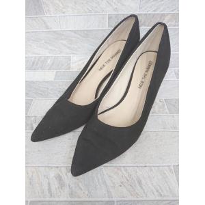 ◇ ⊇ NEUE THE MARKET ノイエザマーケット ヒール パンプス サイズ24.5cm ブ...