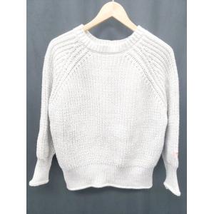◇ ⊇ JaVa ジャバ 長袖 ニット セーター サイズM グレー系 レディース P