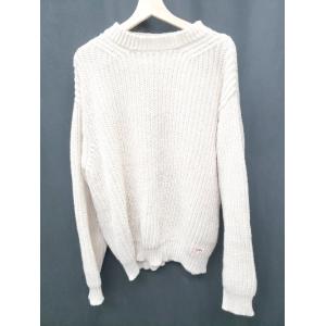 ◇ ⊇ JaVa ジャバ 長袖 ニット セーター サイズL ベージュ レディース P