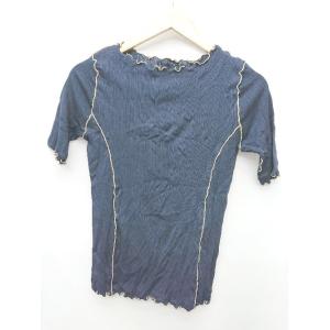 ◇ ⊂ ◎ ●未使用● Simplicite タグ付き 半袖 シアーリブパイピング　トップス サイズ...