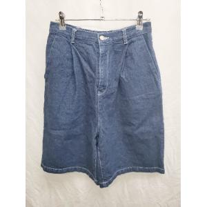◇ Θ MERLOT　メルロー コットン100% ハーフ　パンツ サイズF ブルー レディース P