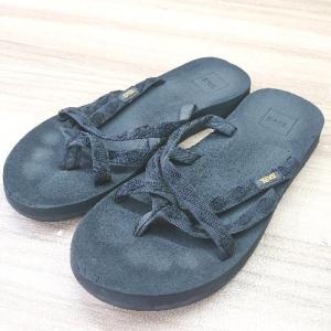◇ ⊂ Teva テバ サンダル サイズ24.5 ブラック メンズ E