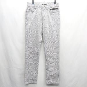 ◇ ⊇ レノマ オム renoma HOMME チェック柄 スラックスパンツ サイズS グレー メンズ E