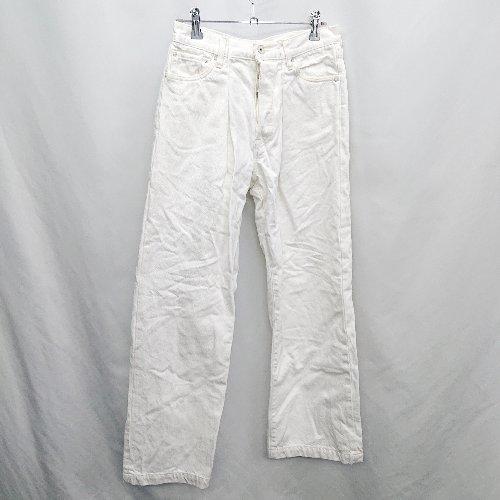 ◇ Θ BAYCREWS ストレートパンツ サイズ27 ホワイト レディース E