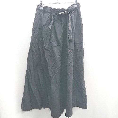 ◇ Θ Φ JaVa ジャバ ロング フレア スカート サイズS ブラック系 レディース E