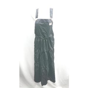 ◇ ⊂ Java　ジャバ コットン系　キャミソール 膝下 ワンピース サイズL ブラック レディース...