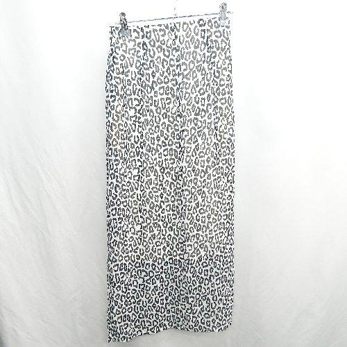 ◇ Θ◎●未使用● JEANASIS ジーナシス JS050614MW 豹柄 シアー ロング タイト...