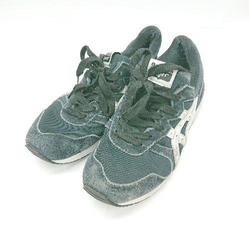 ◇ Θ Onitsuka Tiger オニツカタイガー スニーカー サイズ24 ブラック レディース...