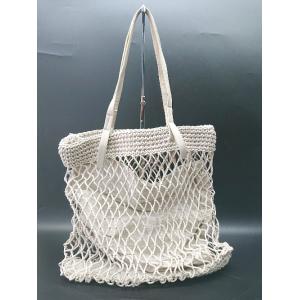 ◇ ⊂ niko and … ニコアンド かごバッグ アイボリー系 レディース E