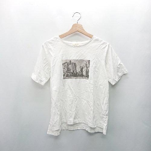 ◇ ⊂ Φ A/C DESIGN BY ALPHA CUBIC 半袖 Tシャツ サイズM ホワイト ...