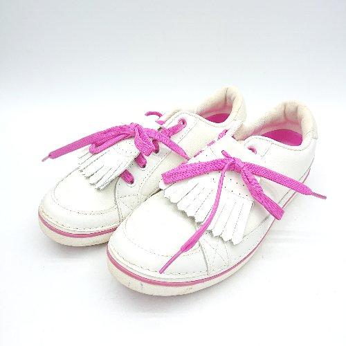 ◇ Θ CROCS クロックス 甲部分装飾 スニーカー サイズW7 ベージュ系 レディース E