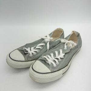 ◇ Θ CONVERSE コンバース ローカットスニーカー サイズ24.5 グレー ホワイト レディース E