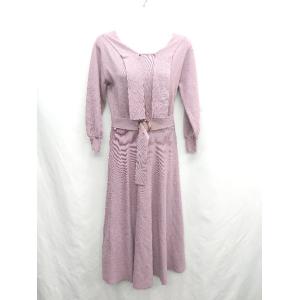 ◇ ⊇ ◎ JILL STUART ジル スチュアート 長袖 ロング丈 ワンピース サイズFR パープル系 レディース E
