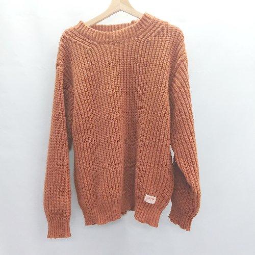 ◇ ⊇ JaVa ジャバ ニット 長袖 セーター サイズM ブラウン レディース E