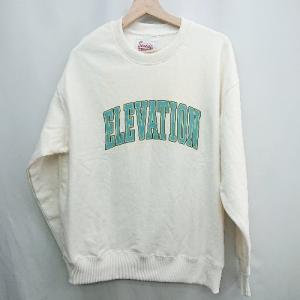 ◇ ⊇ GLOBAL WORK グローバルワーク 長袖 トレーナー スウェット サイズM オフホワイト系 メンズ E