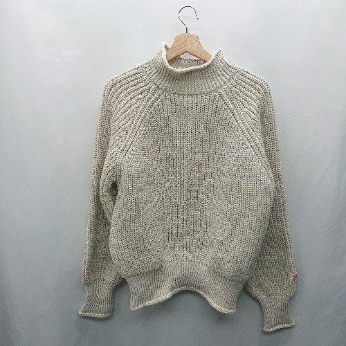 ◇ ⊇ JaVa ジャバ ニット 長袖 ハイネックセーター サイズXL ベージュ レディース E