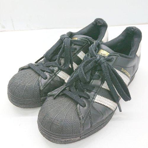 ◇ Θ adidas アディダス ローカットスニーカー サイズ22.5 ブラック レディース E