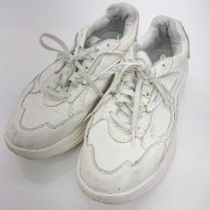 ◇ Θ ◎ UGG アグ C1厚底 スニーカー サイズ25 オフホワイト系 レディース E