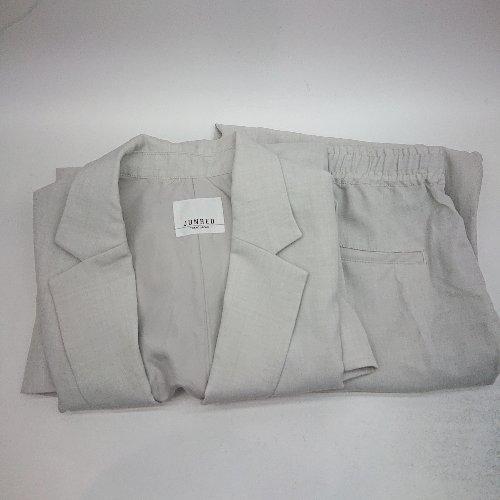 ◇ Θ JUNRED ジュンレッド セットアップ サイズM ライトグレ− メンズ E