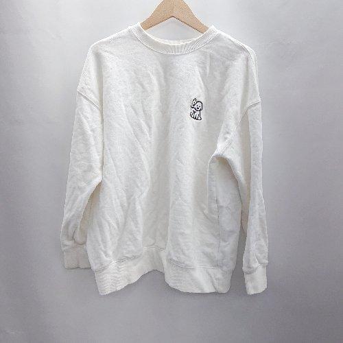 ◇ ⊇ FREAK'S STORE ×matsui コラボ商品 長袖 トレーナー サイズM ホワイト...