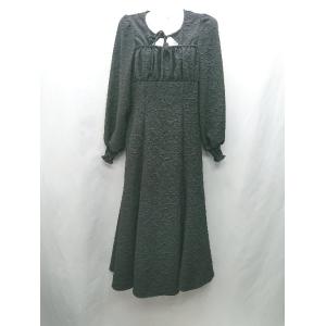 ◇ ⊇ OLIVE des OLIVE オリーブ デ オリーブ 長袖 膝下丈 ワンピース サイズF ...