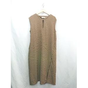 ◇ ⊂ I_am アイアム ロング ワンピース サイズF ブラウン系 レディース E