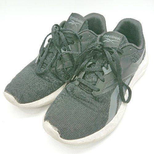 ◇ Θ Reebok リーボック 軽量 シューズ サイズ8 ブラック メンズ E