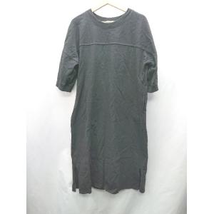 ◇ ⊂ JaVa ジャバ ブランドロゴ 半袖 ロング丈 ワンピース サイズL ブラック レディース ...