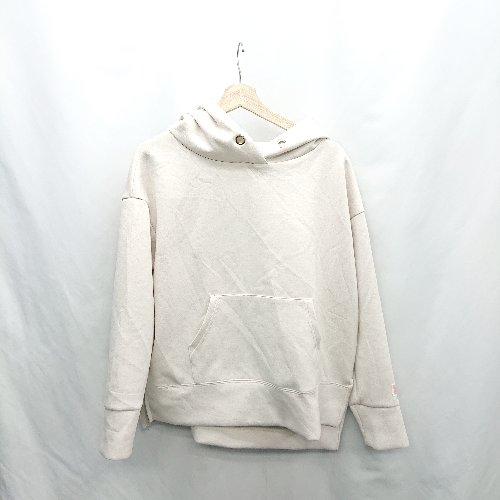 ◇ ⊇ JaVa ジャバ 長袖 パーカー サイズM ベージュ レディース E