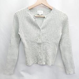 ◇ ⊇ JILL STUART ジル スチュアート ニット 長袖 カーディガン サイズFR グリーン系 レディース E