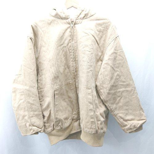 ◇ ⊇ Java ジャバ 綿 長袖 パーカー サイズL キャメル メンズ E