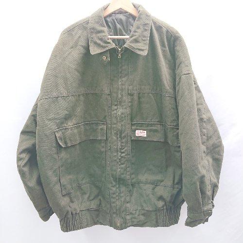 ◇ ⊇ JaVa ジャバ 長袖 ブルゾン サイズXL グリーン メンズ E