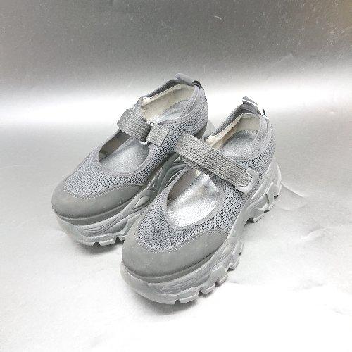 ◇ Θ PAGEBOY ページボーイ 厚底 メリージェーンスニーカー サイズＭ ブラック レディース...
