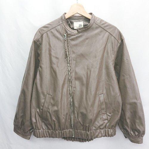 ◇ ⊇ classicalelf JaVaコラボ フェイクレザーライダース 長袖 ジャケット サイズ...