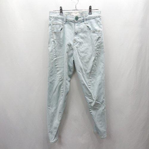 ◇ ⊂ another edition デニム サルエルパンツ サイズS スカイブルー レディース ...