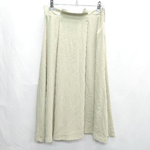 ◇ ⊂ SLOBE IENA スローブ イエ ロング丈 フレア スカート サイズ38 グリーン レデ...
