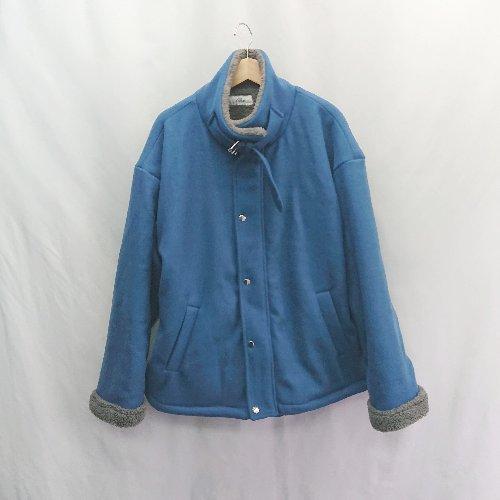 ◇ ⊇ Loose ルース 裏ボア 長袖 コート サイズL ダークブルー メンズ E