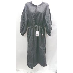 ◇ ⊂◎●未使用● Java ジャバ ウエストベルト 長袖 ロング ワンピース サイズL ブラック ...