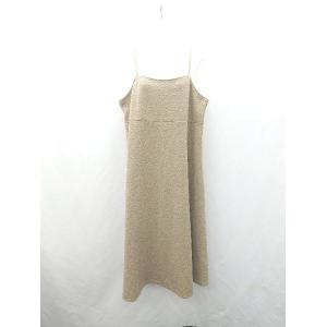 ◇ ⊂ Rosemadame ローズマダム マタニティ ひざ下丈 キャミワンピース サイズマタニティLL モカ レディース E