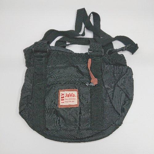 ◇ Θ JaVa ジャバ 2way ハンドバッグ ショルダーバッグ ブラック レディース E