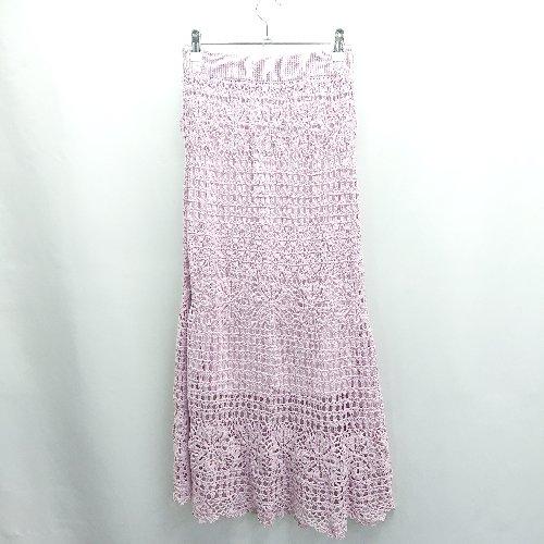 ◇ ⊂ GRACE CONTINENTAL ロング タイト スカート サイズ36 ピンク系 レディー...