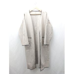 ◇ ⊇ 株式会社ピーアンドエム 長袖 ロングコート サイズM グレー系 レディース E