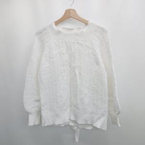 ◇ ⊇ JILLSTUART ジル スチュアート 長袖 ニット サイズFR ホワイト レディース E