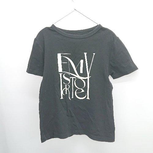 ◇ ⊂Φ eimy istoire エイミーイストワール プリント 半袖 チビTシャツ サイズF ブ...