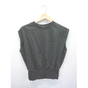 ◇ ⊂ Simplicite シンプリシテェ スウェット ノースリーブ Tシャツ カットソー ブラッ...