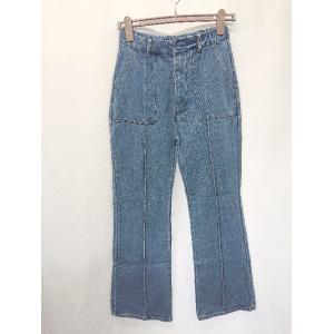 ◇ Θ RETROGIRL レトロガール フレア デニム パンツ ジーンズ サイズL ブルー系 レデ...