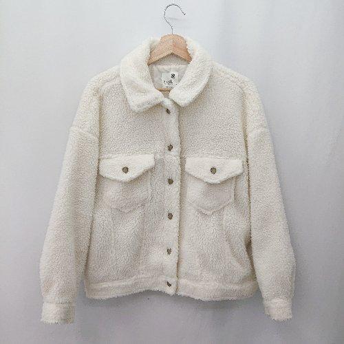 ◇ ⊇ earth music&amp;ecology アース ミュージック＆エコロジー 無地 長袖 ボアジ...