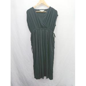 ◇ ⊂ SWEET MOMMY スウィートマミー カシュクール　マタニティー - ロング ワンピース サイズF ブラック系 レディース E