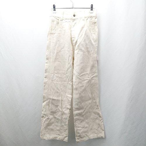 ◇ Θ JaVa ジャバ コットン100% ペインターパンツ サイズM キナリ レディース E