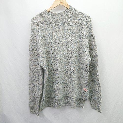 ◇ ◎ ⊇ Java ジャバ 無地 長袖 ニットセーター サイズL グレー系 レディース E